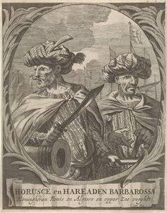 Portraits de Horusce et Hareaden Barberousse, pirates barbaresques - Ignatius Lux