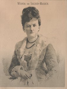 Écrivain Wanda von Sacher-Masoch, née Angelika Aurora Rümelin, 1879 - Ignaz Eigner