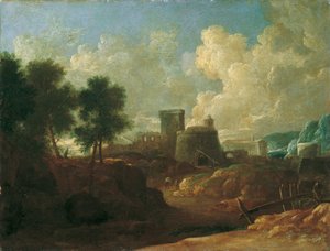 Paysage fluvial - Ignaz Flurer