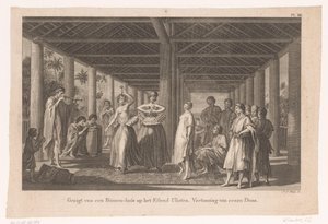 Spectacle de danse sous un abri sur l