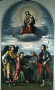 Madone et Enfant avec des saints - Il  Francia