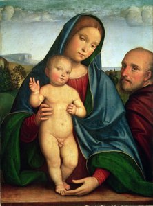 Sainte Famille (panneau) - Il Francia