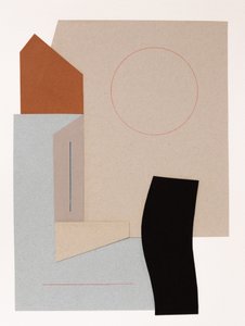 Collage abstrait moderne - Ildefonso Martín