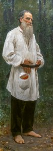 Léon Tolstoï pieds nus