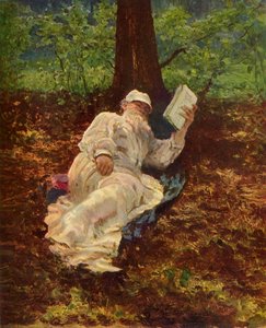 Léon Tolstoï se repose dans les bois, 1891, 1965 - Ilya Efimovich Repin