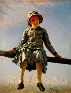 Libellule. Portrait de la fille de l