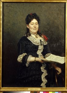 Portrait de la cantatrice soprano Alexandra Molas