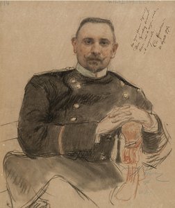 Portrait de Stepan Petrovich Krachkovsky 1866-1913, 1907