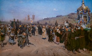 Procession religieuse dans la province de Koursk