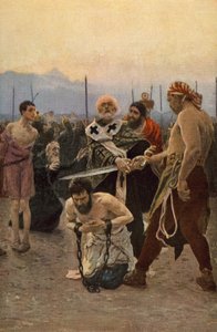 Saint Nicolas de Myre sauve trois innocents de la mort - Ilya Efimovich Repin