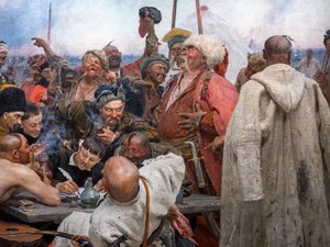 Les Cosaques Zaporogues Écrivant une Lettre au Sultan de Turquie