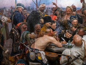 Les cosaques zaporogues écrivant une lettre au sultan de Turquie