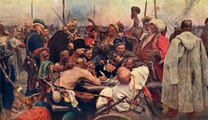 La Réponse des Cosaques au Sultan Zaporozhtsy