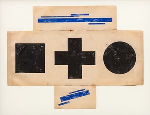 Motif suprématiste, vers 1921 - Ilya Grigorevich Chashnik