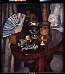 Nature morte avec éventail