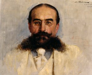 Portrait de Vladimir I. Nemirovich-Danchenko 1858-1943, 1899 - Ilya Savvich Galkin
