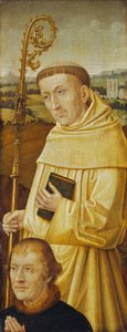 Saint Bernard avec donateur [avers]