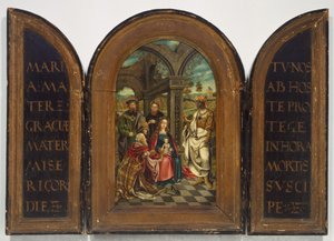 Adoration des Mages, probablement XVIIe siècle - Imitator of Netherlandish