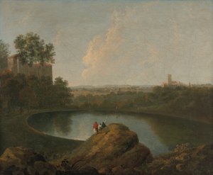 La tête du lac de Nemi - Imitator of Richard Wilson RA