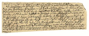 Manuscrit autographe, en allemand, notes sur la philosophie et l