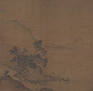 Estuaire de Xiantang, vers 1200 - In the style of Xia Gui