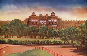 Delhi Gate, Agra Fort (colour photo) - Indian photographer