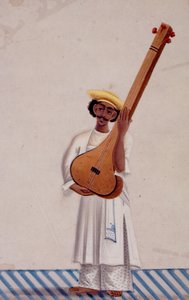 Un joueur de tambura, c.1830
