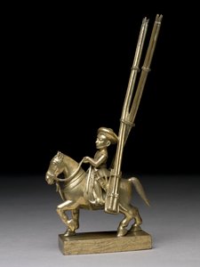 Un guerrier monté avec des lance-roquettes, indien, c.1795