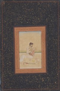 Behzad le peintre portant des lunettes - Indian School