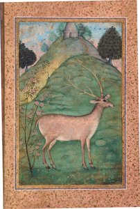 Cerf dans un paysage, c.1595