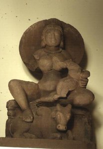 Figure de Parvati avec son enfant, Skanda, Sagar