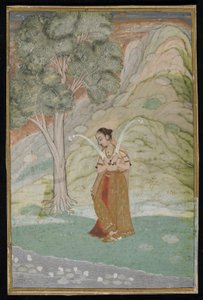 Gauri Ragini, folio de manuscrit, fin du 18ème siècle