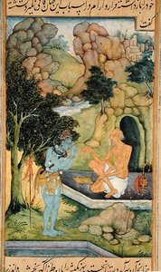 In. 05,f.304v Bringisa et Siva - Indian School