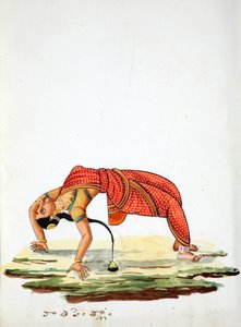 Femme indienne dansant