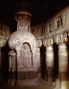 Intérieur de la grotte 19 - Indian School