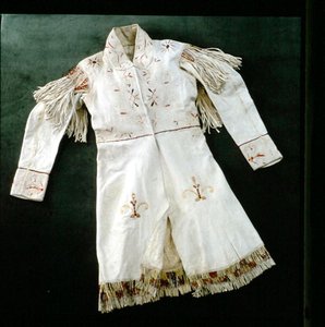 Manteau décoré de J.J. Audubon (1785-1851) - Indian School