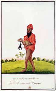 Ms Indien 743 Vendeur de remèdes contre les piqûres de scorpion, 1831 - Indian School