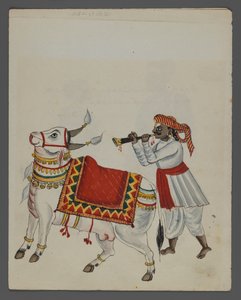Une des neuf images montrant des Indiens dans différentes professions