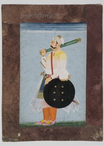 Portrait du chef Rathor Ridmal - Indian School