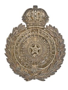 Plaque de ceinture de poche, Bombay Volunteer Rifles, 1877-1901