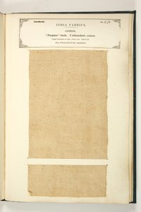 Tissu Punjum, Vizagapatam, Madras, de La Collection des fabricants de textiles de l