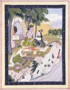 Rama et Sita avec Lakshman, vers 1800