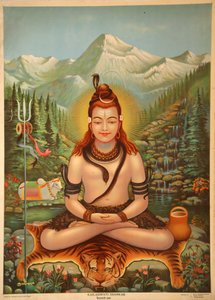 Shiva méditant - Indian School