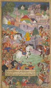 Vol.1 fol.20 Dasaratha se dirige vers Angada pour inviter Rsyasrnga chez lui