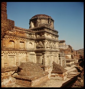 Stupa votif du temple principal du Site III, 320-530