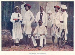 Indigènes indiens : domestiques de Bombay