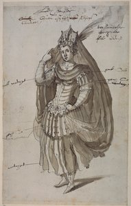 Reine Candace, c.1609 - Inigo Jones