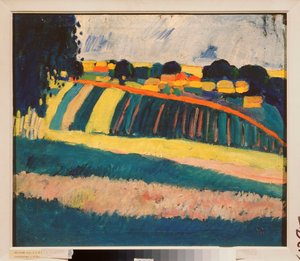 Paysage avec une route - Iosiph Solomonovich Shkolnik