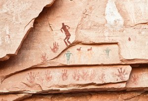 Art rupestre des Anasazi et autres premiers habitants des pueblos des Four Corners
