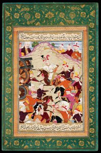 Shah Ismail I à la bataille de Chaldiran
